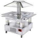 Masa rece ventilata DIAMOND DT131/R2A, 2 usi GN 1/1, 260 L