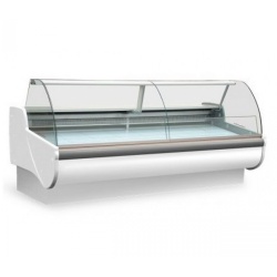 Vitrina frigorifica supermarket orizontala Amitek EMBASSY EMBASSY 200, capacitate 325 litri, temperatura 1°+10°C, alb