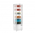 Vitrina frigorifica bauturi Amitek AK281EB capacitate 270 litri, temperatura 0°+12°C, alb