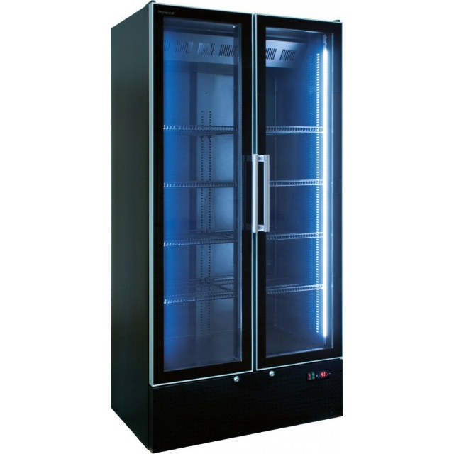 Vitrina frigorifica Klimaitalia Ekofrost EKG 270 C, capacitate 220 l, temperatura 0/+10°C, alb