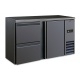 Frigider orizontal de bar Klimaitalia BB 221 SD, capacitate 315 litri, temperatura 0 +10°C, negru