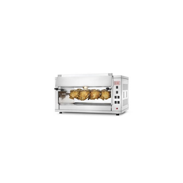 Rotisor electric CB ITALIA 14100076 - E-8P,2 tepuse, 8 pui