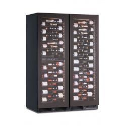 Vitrina de vinuri Klimaitalia CW 355 G3TB, 355 sticle, 3 zone temperatura , argintiu