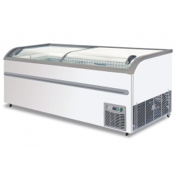 Vitrina frigorifica Klimaitalia Ekofrost EKG 270 C, capacitate 220 l, temperatura 0/+10°C, alb