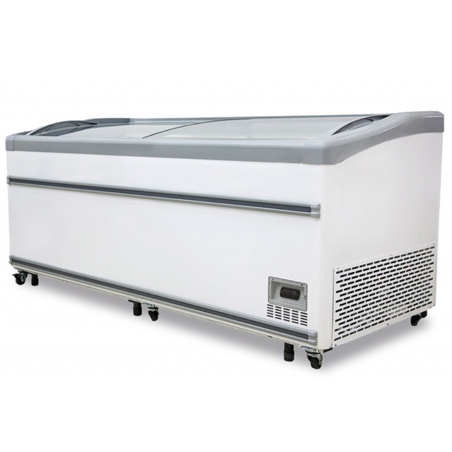 Vitrina frigorifica supermarket orizontala Klimaitalia CAPRI 210, capacitate 912 litri, temperatura -18°/ -23°C, alb