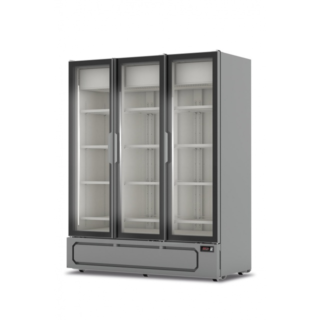 Vitrina frigorifica Klimaitalia KIWI 1620 GRAY, capacitate 1560 litri, temperatura +1°/ +10°C, gri