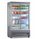 Vitrina frigorifica Klimaitalia FG 1200 TNH GREY, capacitate 600 l, temperatura 2 / 10°C, gri
