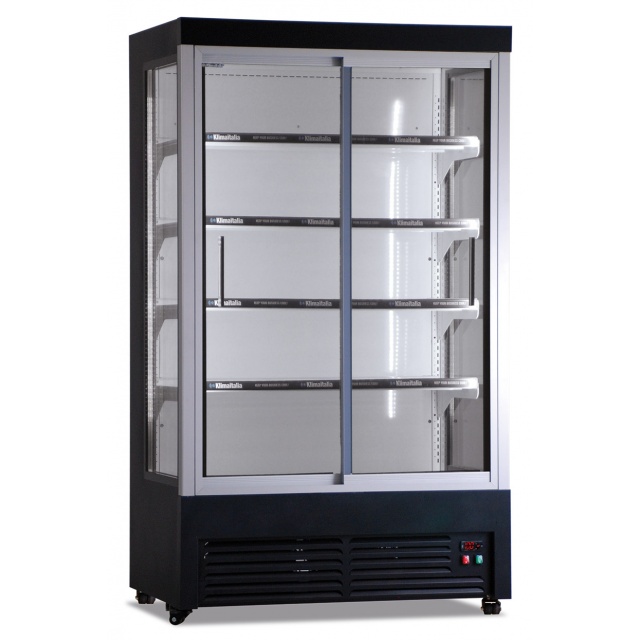 Vitrina frigorifica Klimaitalia FG 1200 TNH GREY, capacitate 600 l, temperatura 2 / 10°C, gri