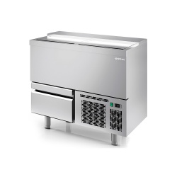 Lada frigorifica cu sertare Infrico EBC 1000 II, capacitate 265 litri, temperatura + 3° C /+ 6° C, inox