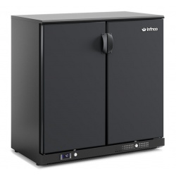 Frigider pentru bar Infrico ERV 25 PP, capacitate 220 litri, temperatura +4° C /+8° C, negru