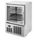 Mini Vitrina Frigorifica Infrico Infrico ESC 50 CR Glass Froster, capacitate 95litri, temperatura -5° /-18°C, inox