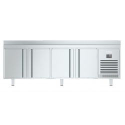 Masa rece INFRICO BMPP 2500 II cu 4 usi, capacitate 510 litri, temperatura -2° /+8°C, inox