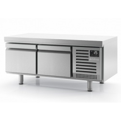 Masa rece INFRICO MSG 1400 cu 2 usi, capacitate 190 litri, temperatura -2ºC/+8ºC, inox