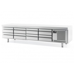 Masa rece INFRICO MSG 2400 cu 4 usi, capacitate 435 litri, temperatura -2ºC/+8ºC, inox