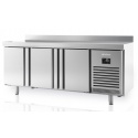 Masa rece INFRICO BMGN 1960 II cu 3 usi, capacitate 465 litri, temperatura -2ºC/+8ºC, inox