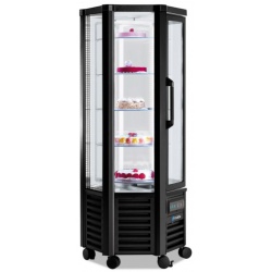 Vitrina expunere SCAIOLA ESAGONALE N 75x63x174 cm