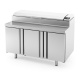 Masa rece ingrediente INFRICO MEV 1500 cu 3 usi, capacitate 400 litri, temperatura 0ºC/+6ºC, inox
