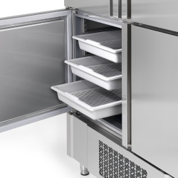 Abatitor Irinox MultiFresh® Next S cu display cu touch, capacitate 25 kg, temperatura +90° +3°C / +90° -18°C, inox