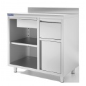 Masa inox pentru expresor cafea INFRICO Infricool IMC100, latime 100 cm