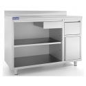 Masa inox pentru expresor cafea INFRICO Infricool IMC150, latime 147 cm