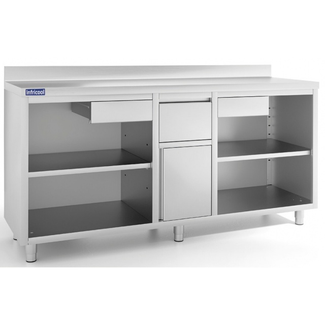 Masa inox pentru expresor cafea INFRICO Infricool IMC200, latime 196 cm