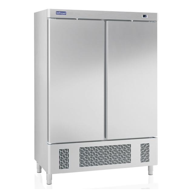 Congelator profesional Infrico IAN1002N cu 2 usi, capacitate 1100 litri, temperatura -18ºC, inox