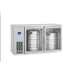 Vitrina frigorifica de bar INFRICO ERV60IIGD cu 2 usi, capacitate 362 litri, temperatura 0ºC / +6ºC, inox