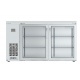 Vitrina frigorifica de bar INFRICO ERV60IIGD cu 2 usi, capacitate 362 litri, temperatura 0ºC / +6ºC, inox