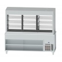 Vitrina calda INFRICO SSCFAV6, capacitate 6 GN, fara depozitare rece, 2 zone temperatura interval 0º/+12ºC, inox