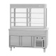 Vitrina calda INFRICO SSCFFV4, capacitate 4 GN, cu depozitare rece, 3 zone temperatura interval 0º/+12ºC, inox Vitrina calda INFRICO SSCFFV4, capacitate 4 GN, cu depozitare rece, 3 zone temperatura interval 0º/+12ºC, inox
