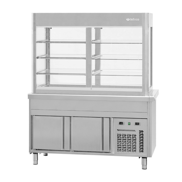 Abatitor Irinox MultiFresh® Next S cu display cu touch, capacitate 25 kg, temperatura +90° +3°C / +90° -18°C, inox