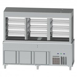 Abatitor Irinox MultiFresh® Next S cu display cu touch, capacitate 25 kg, temperatura +90° +3°C / +90° -18°C, inox