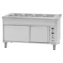 Masa calda Bain Marie INFRICO SSBMC4, capacitate 4 cuve GN, temperatura +30ºC / +90ºC, inox