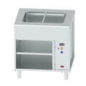 Masa Bain Marie INFRICO SSBMA2, capacitate 2 cuve GN, temperatura +30ºC / +90ºC, inox