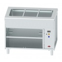 Masa Bain Marie INFRICO SSBMA3, capacitate 3 cuve GN, temperatura +30ºC / +90ºC, inox