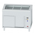Masa Bain Marie INFRICO SSBMN3, capacitate 3 cuve GN, temperatura +30ºC / +90ºC, inox