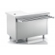 Dulapior tip bufet forma in L INFRICO SSCD, latime 112.5 cm, inox