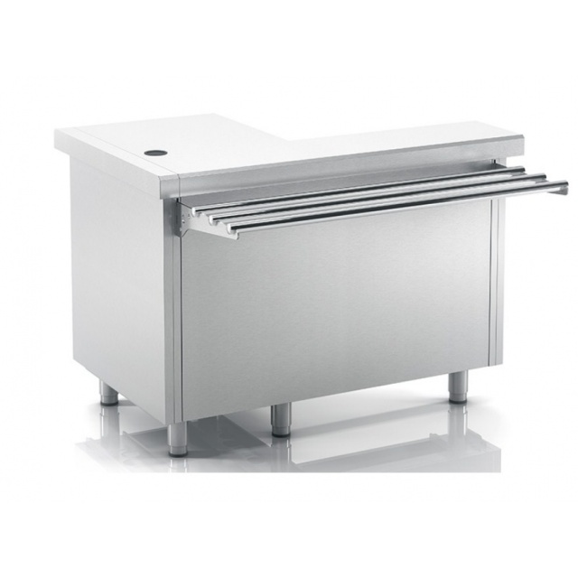 Dulapior tip bufet forma in L INFRICO SSCD, latime 112.5 cm, inox