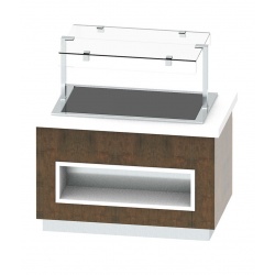 Masa calda cu plita din sticla ceramica INFRICO MB80VC3, 1350 W, latime 140 cm, temperatura +130ºC