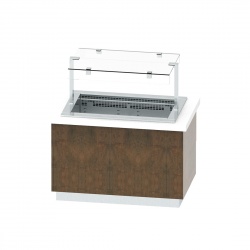 Masa frigorifica Bain Marie INFRICO MB80CFV3, 560 W, latime 140 cm, 2 zone temperatura +30ºC +90ºC /+2ºC +10ºC