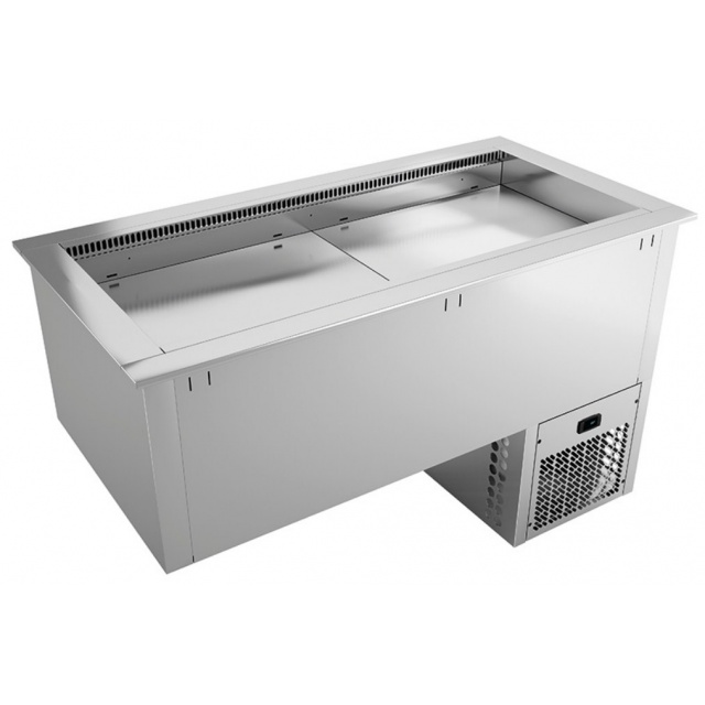 Vitrina frigorifica incorporabila pentru autoservire INFRICO EECFV5, 968W, latime 180.4 cm, temperatura +2ºC/ +10ºC, inox