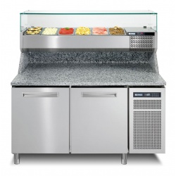 Vitrina frigorifica AFINOX 7VS14G3D2AA01 VRS1450V 1450x395x425 mm