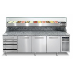 Vitrina frigorifica AFINOX 7VS25G3D2AA01 VRS2560V 2560x395x425 mm