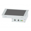Plita vitroceramica incorporabila profesionala INFRICO EEVC2, 900 W, latime 81.5 cm, temperatura maxima 130ºC, inox
