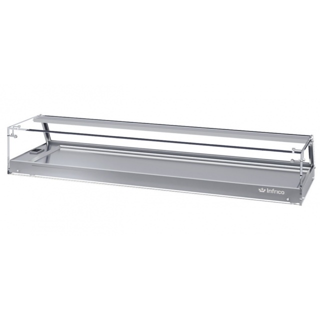 Vitrina frigorifica expunere INFRICO VEB 6 CP, 130W, capacitate 13.6 l, temperatura +4ºC/+8ºC, inox