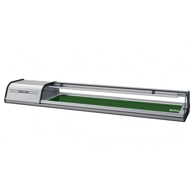 Vitrina frigorifica expunere sushi INFRICO VSU 8 P, 130W, capacitate 32.2 l, temperatura -1ºC/+1ºC, inox