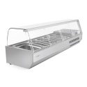 Vitrina frigorifica ingrediente INFRICO VIP 1490 B 1/3, 120W, capacitate 44 l, temperatura +4°C/+8°C, inox