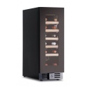 Vitrina de vinuri Klimaitalia CW 20 G1TB, 18 sticle, temperatura +2°C +20°C , negru