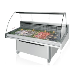 Vitrina frigorifica expunere peste VML 12, 620W, 1/3 HP, temperatura -1ºC/+1ºC, inox
