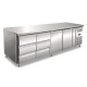 Masa rece Klimaitalia CAX 4150 TN (6x1/3), capacitate 412 l, temperatura -2 / +8 °C, argintiu Masa rece Klimaitalia CAX 4150 TN (6x1/3), capacitate 412 l, temperatura -2 / +8 °C, argintiu